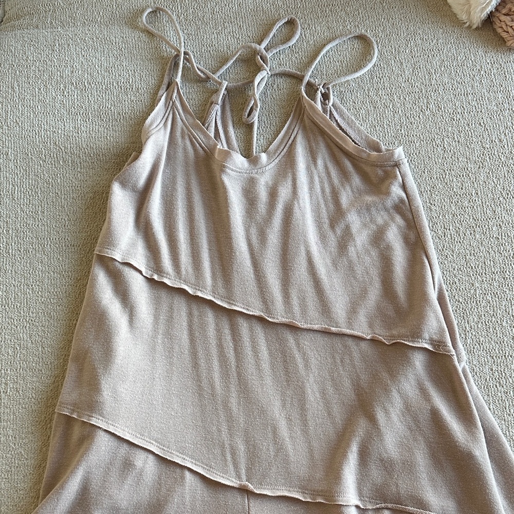 Three Bird Nest Stylish Cream Jumpsuit - Picture 2 of 6